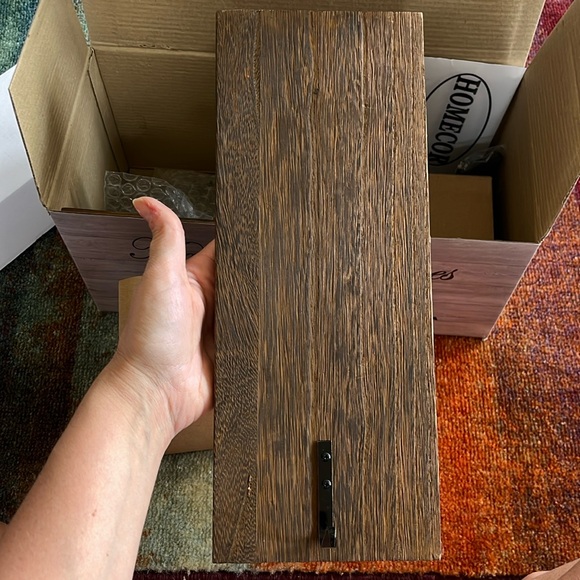 Brand New Rustic Wood Wall Sconces Set Mason Jar LED Fairy Lights Remote Control - Picture 8 of 14